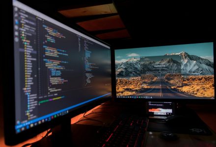 A developer workstation illustrating Jordan’s growing game-development and publishing sector