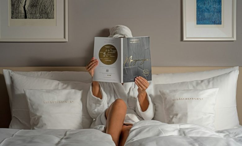 Refined guest room inside a luxury hotel