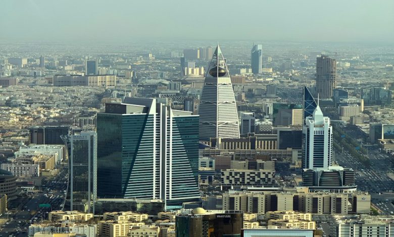 Modern skyscrapers across the Riyadh skyline