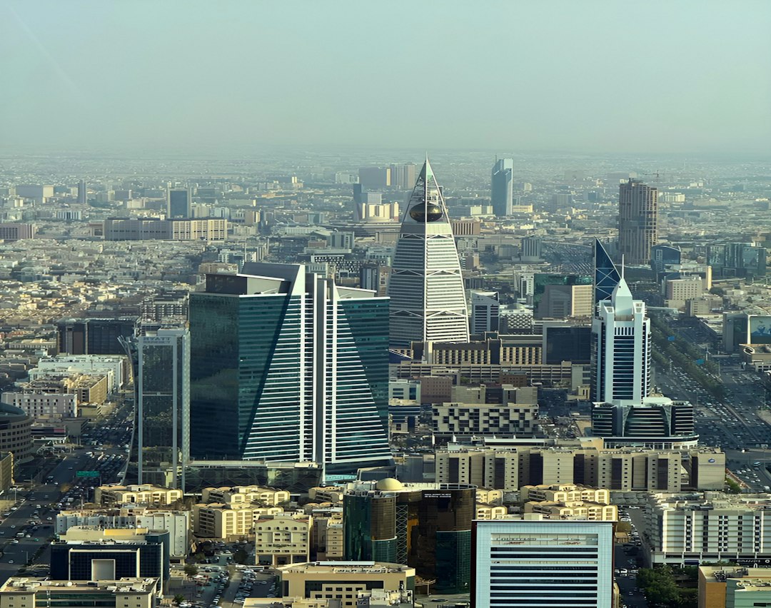 Modern skyscrapers across the Riyadh skyline
